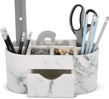 Premium Marble Desk Organizer