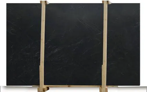 Black Marquina Leather Finish Marble Slabs